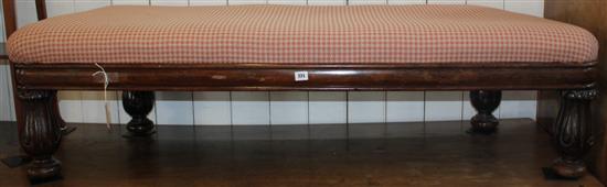 William IV rosewood window seat